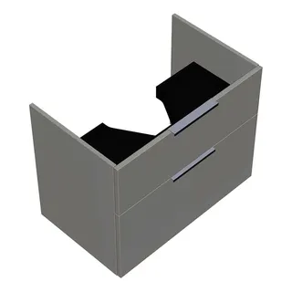 sanibel-Waschtisch-Unterbau 2.0 FLEX WYAG076 760mm breit Schubl/Auszug Weiß Glänzend – Bild 1