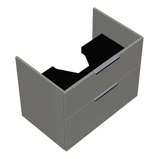 sanibel-Waschtisch-Unterbau 2.0 FLEX WYAI077 770mm breit Schubl/Auszug Weiß Glänzend – Bild 1