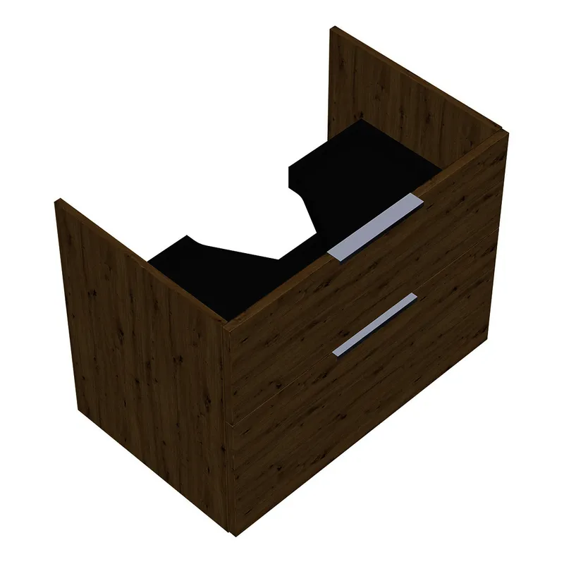 sanibel-Waschtisch-Unterbau 2.0 FLEX WYAI077 770mm breit Schubl/Auszug Eiche Urban