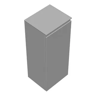 sanibel-Mittelschrank FLEX PLUS UHFG040L links 400x970mm Weiß Glänzend
