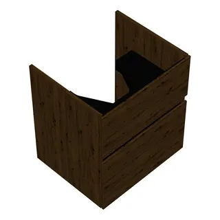 sanibel-Waschtisch-Unterbau FLEX PLUS WYAW055 550mm breit Schubl/Auszug Eiche Urban