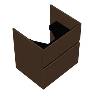 sanibel-Waschtisch-Unterbau FLEX PLUS WYBB056 560mm breit Schubl/Auszug Basaltgrau