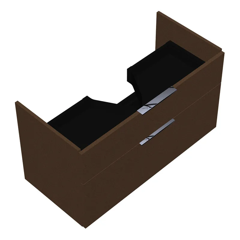 sanibel-Waschtisch-Unterbau 2.0 FLEX WVLN095 950mm breit Schubl/Auszug Basaltgrau
