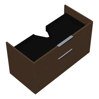 sanibel-Waschtisch-Unterbau 2.0 FLEX WWJK095 950mm breit Schubl/Auszug Basaltgrau