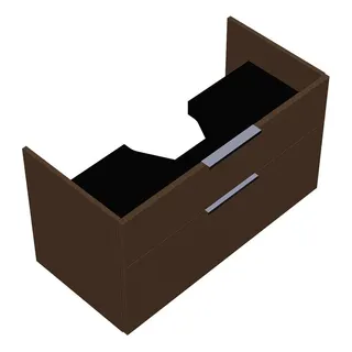 sanibel-Waschtisch-Unterbau 2.0 FLEX WXGT092 920mm breit Schubl/Auszug Basaltgrau