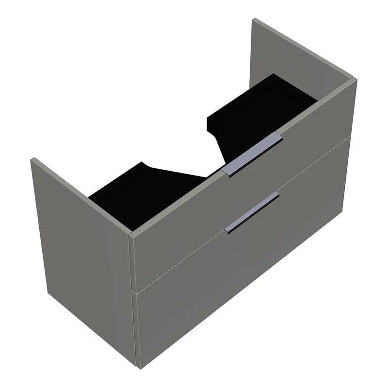 sanibel-Waschtisch-Unterbau 2.0 FLEX WYAD096 960mm breit Schubl/Auszug Weiß Glänzend