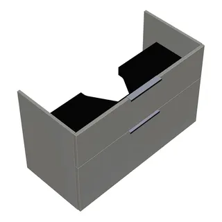 sanibel-Waschtisch-Unterbau 2.0 FLEX WYAD096 960mm breit Schubl/Auszug Weiß Glänzend