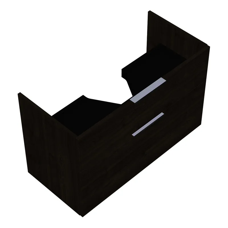 sanibel-Waschtisch-Unterbau 2.0 FLEX WYAD096 960mm breit Schubl/Auszug Marone Trüffel