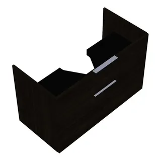 sanibel-Waschtisch-Unterbau 2.0 FLEX WYAG096 960mm breit Schubl/Auszug Marone Trüffel – Bild 1