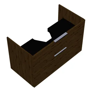 sanibel-Waschtisch-Unterbau 2.0 FLEX WYAI097 970mm breit Schubl/Auszug Eiche Urban