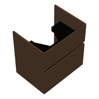sanibel-Waschtisch-Unterbau FLEX PLUS WYBF060 600mm breit Schubl/Auszug Basaltgrau