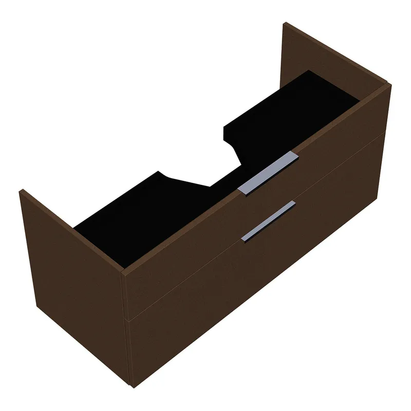 sanibel-Waschtisch-Unterbau 2.0 FLEX WXNT115 1150mm breit Schubl/Auszug Basaltgrau