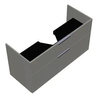 sanibel-Waschtisch-Unterbau 2.0 FLEX WYAH116 1160mm breit Schubl/Auszug Weiß Glänzend