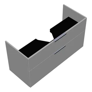sanibel-Waschtisch-Unterbau 2.0 FLEX WYAH116 1160mm breit Schubl/Auszug Weiß Matt – Bild 1