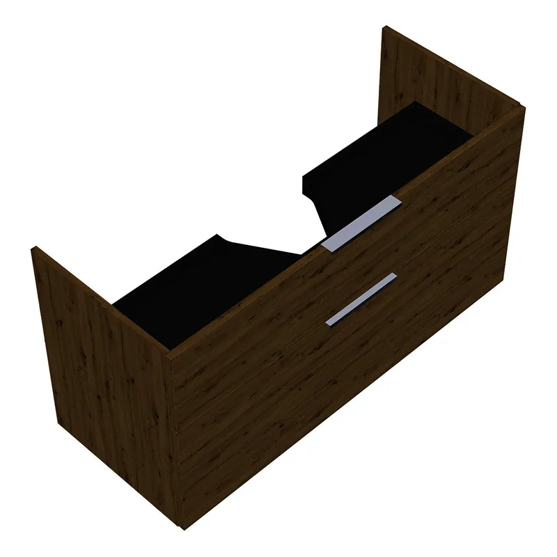 sanibel-Waschtisch-Unterbau 2.0 FLEX WYAH116 1160mm breit Schubl/Auszug Eiche Urban