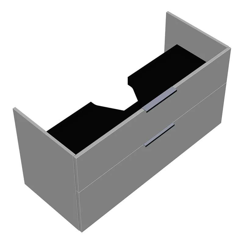 sanibel-Waschtisch-Unterbau 2.0 FLEX WYAI117 1170mm breit Schubl/Auszug Weiß Matt