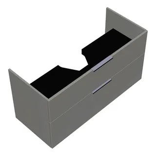 sanibel-Waschtisch-Unterbau 2.0 FLEX WYAI117 1170mm breit Schubl/Auszug Weiß Glänzend