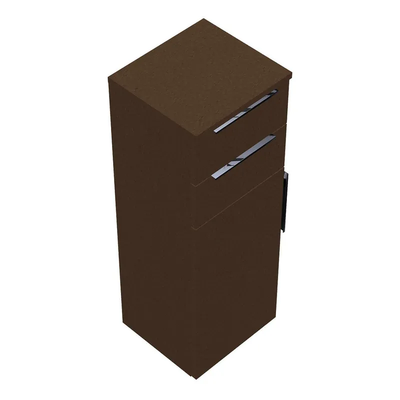 sanibel-Mittelschrank 2.0 FLEX UHIG035L links 350x980mm Basaltgrau