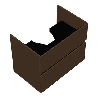 sanibel-Waschtisch-Unterbau FLEX PLUS WYAN075 750mm breit Schubl/Auszug Basaltgrau – Bild 1