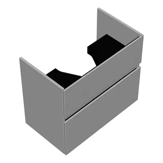 sanibel-Waschtisch-Unterbau FLEX PLUS WYAV070 700mm breit Schubl/Auszug Weiß Glänzend