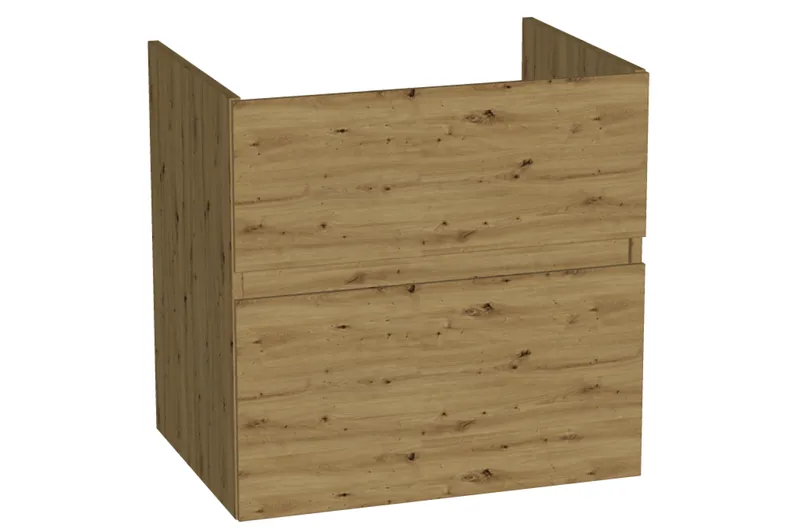 sanibel-Waschtisch-Unterbau FLEX PLUS WYBJ076 760mm breit Schubl/Auszug Eiche Urban