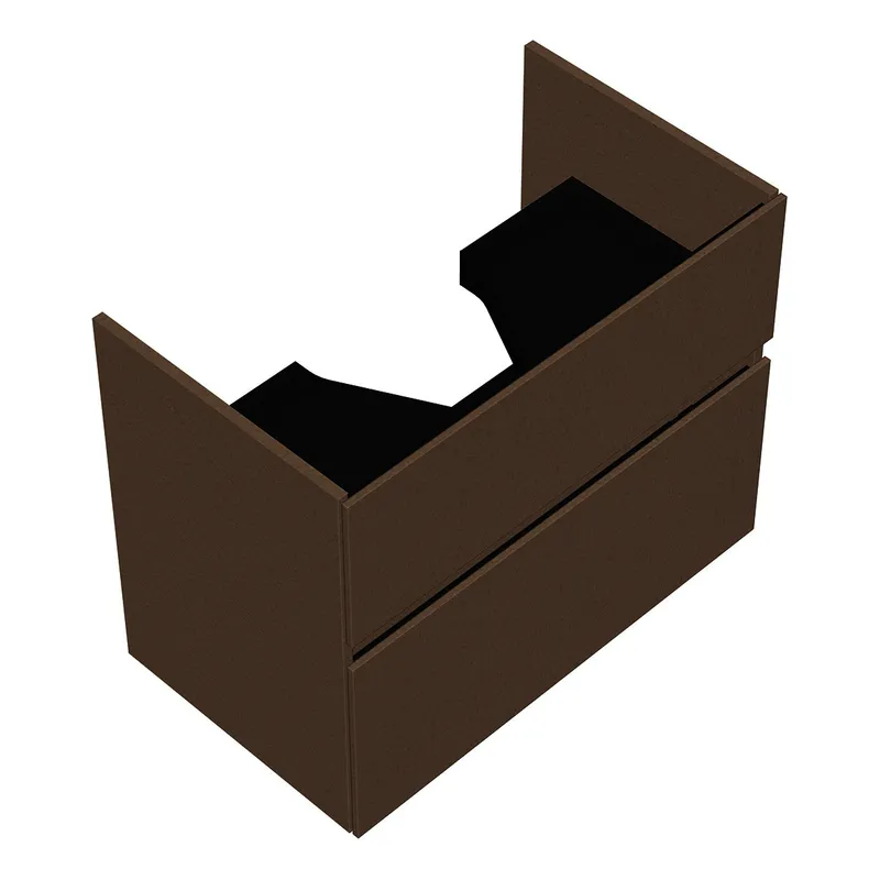 sanibel-Waschtisch-Unterbau FLEX PLUS WYBM075 750mm breit Schubl/Auszug Basaltgrau