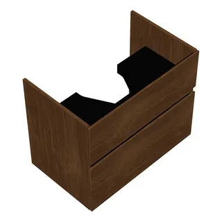 sanibel-Waschtisch-Unterbau FLEX PLUS WYBN075 750mm breit Schubl/Auszug Eiche Cashmere