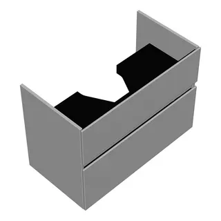 sanibel-Waschtisch-Unterbau FLEX PLUS WYAQ085 850mm breit Schubl/Auszug Weiß Matt