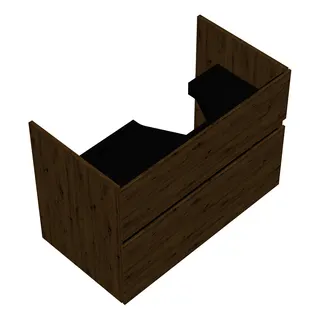 sanibel-Waschtisch-Unterbau FLEX PLUS WYAT085R 850mm breit Schubl/Auszug Eiche Urban