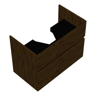 sanibel-Waschtisch-Unterbau FLEX PLUS WYBF080 800mm breit Schubl/Auszug Eiche Urban – Bild 1