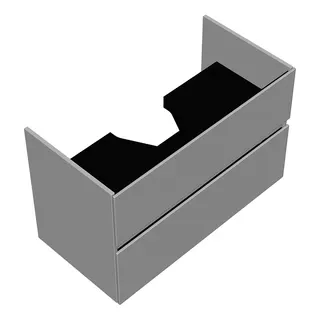 sanibel-Waschtisch-Unterbau FLEX PLUS WYAN095 950mm breit Schubl/Auszug Weiß Glänzend