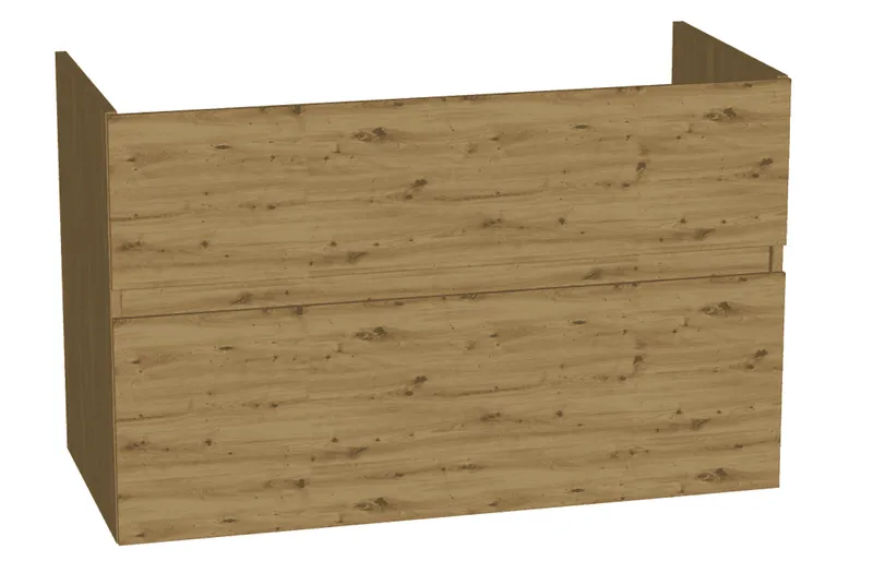 sanibel-Waschtisch-Unterbau FLEX PLUS WYBJ096 960mm breit Schubl/Auszug Eiche Urban