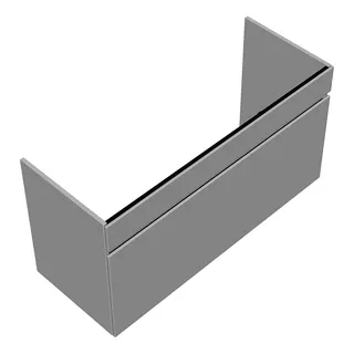 sanibel-Waschtisch-Unterbau FLEX PLUS WYBK116 1160mm breit Schubl/Auszug Weiß Glänzend
