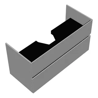 sanibel-Waschtisch-Unterbau FLEX PLUS WYBO115 1150mm breit Schubl/Auszug Weiß Glänzend