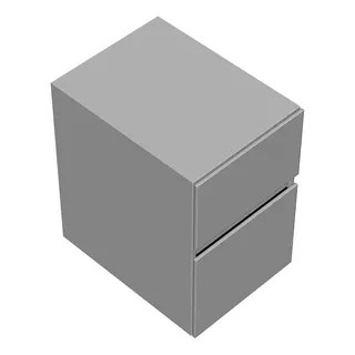sanibel-Unterschrank FLEX PLUS WYBQ040 z Konsole 400x600x545mm Weiß Matt Lack
