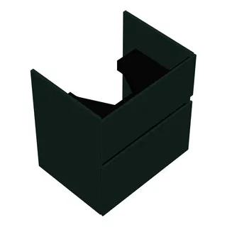 sanibel-Waschtisch-Unterbau FLEX PLUS WYAM057 570mm breit Schubl/Auszug SalbeigrauLack