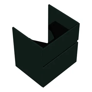 sanibel-Waschtisch-Unterbau FLEX PLUS WYAS055 550mm breit Schubl/Auszug SalbeigrauLack