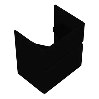 sanibel-Waschtisch-Unterbau FLEX PLUS WYAV055 550mm breit Schubl/Auszug Anthrazit Lack