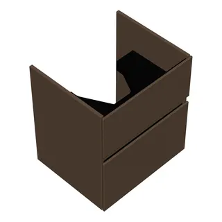 sanibel-Waschtisch-Unterbau FLEX PLUS WYAW055 550mm breit Schubl/Auszug Schilf Lack – Bild 1