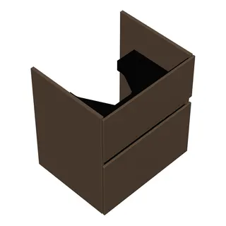 sanibel-Waschtisch-Unterbau FLEX PLUS WYBF055 550mm breit Schubl/Auszug Schilf Lack