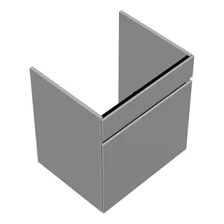 sanibel-Waschtisch-Unterbau FLEX PLUS WYBJ056 560mm breit Schubl/Auszug Weiß Matt Lack