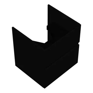 sanibel-Waschtisch-Unterbau FLEX PLUS WYBO055 550mm breit Schubl/Auszug Anthrazit Lack