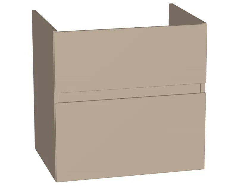 sanibel-Waschtisch-Unterbau FLEX PLUS WYBJ061 610mm breit Schubl/Auszug Schilf Lack