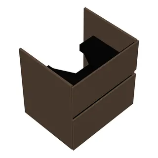 sanibel-Waschtisch-Unterbau FLEX PLUS WYBO060 600mm breit Schubl/Auszug Schilf Lack