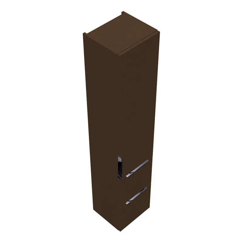 sanibel-Hochschrank 2.0 FLEX HSBC035R rechts 350x1760mm Basaltgrau
