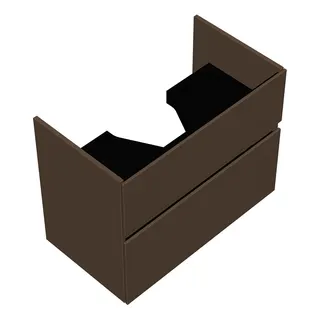 sanibel-Waschtisch-Unterbau FLEX PLUS WYAM077 770mm breit Schubl/Auszug Schilf Lack