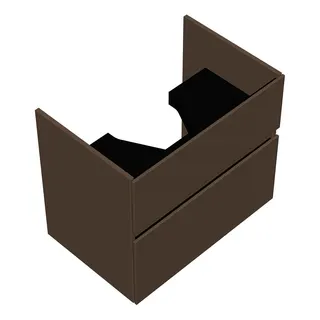 sanibel-Waschtisch-Unterbau FLEX PLUS WYAS070 700mm breit Schubl/Auszug Schilf Lack