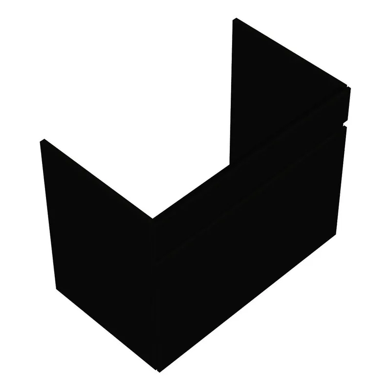 sanibel-Waschtisch-Unterbau FLEX PLUS WYBJ076 760mm breit Schubl/Auszug DunkelgrauLack