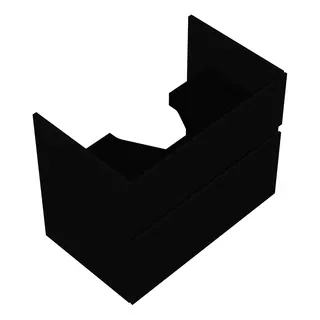 sanibel-Waschtisch-Unterbau FLEX PLUS WYBN075 750mm breit Schubl/Auszug Anthrazit Lack