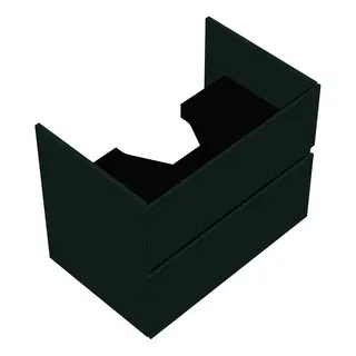 sanibel-Waschtisch-Unterbau FLEX PLUS WYBO075 750mm breit Schubl/Auszug SalbeigrauLack – Bild 1